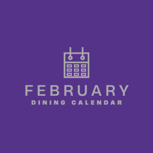 Feburary dining calendar image