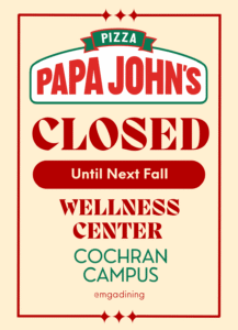 Closing times