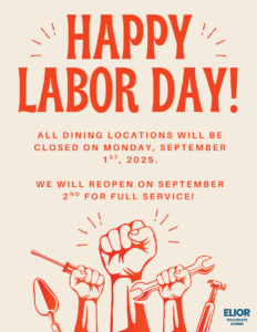 Labor Day Hours Announcement