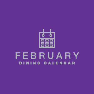 February dining calendar image