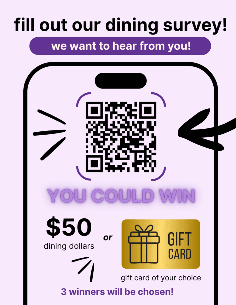 Fill out our Dining Survey!